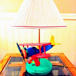 Airplane Desk Lamp Like New