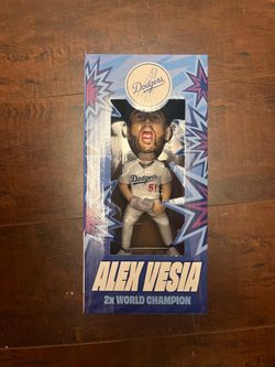 Los Angeles Dodgers Alex Vesia Bobblehead 2x World Champion MLB Boxed