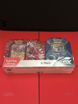 Pokemon Paldea Legends Miraidon Koraidon ex Tin Bundle