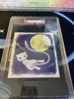 PSA 9 Mew Shikishi Art