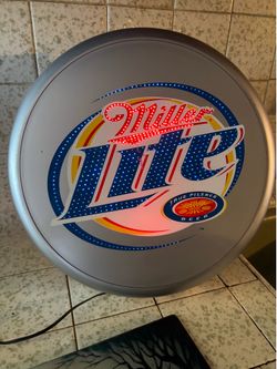 Miller light bottle cap light