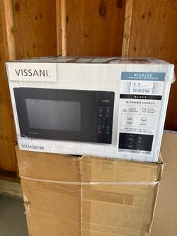 1.1 cu. ft. Countertop Microwave Oven in Black