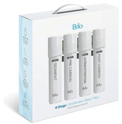 Brio 4-Stage Filter Replacement Kit for Brio 4-Stage Ultrafiltration Water Cooler Dispensers