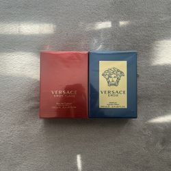 Versace Eros & Eros Flame Cologne Set 100ml