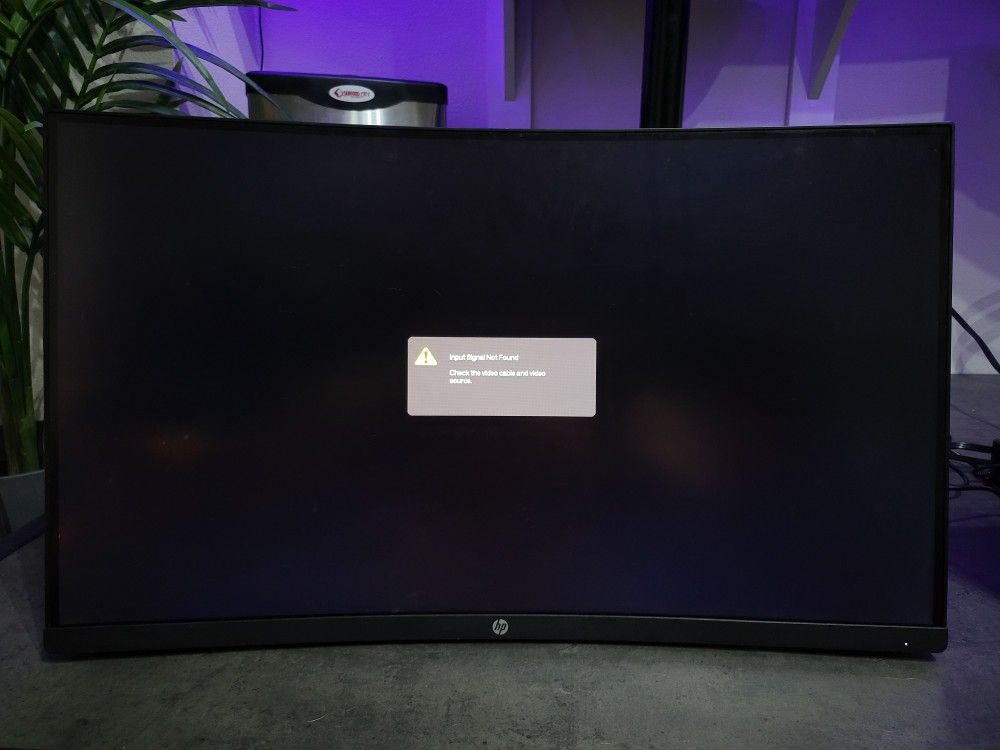 Hp 27inch Curved Monitor