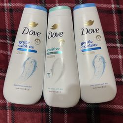 Body Wash dove all for $18
