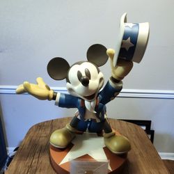 Disney Mickey Mouse Uncle Sam 4th Of July Statue Big Fig