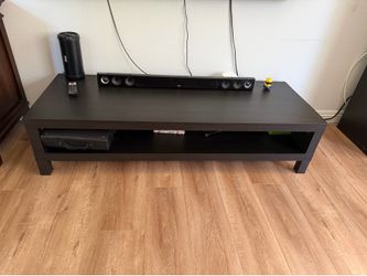 Bookcase, tv stand, table