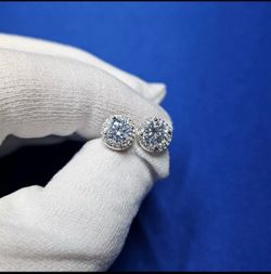Moissanite Men/Women Earrings