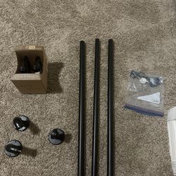 Industrial Style Curtain Rod Set