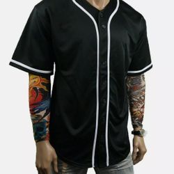 Black Baseball Jerseys