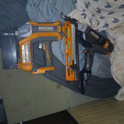 Ridgid Cordless Finish Nailer's