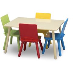 Delta Children Kids' Table and Chair Set (4 Chairs Included) Brand New In Box 