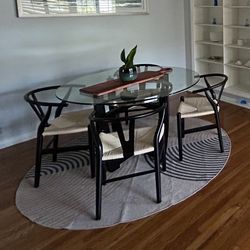 WISHBONE chairs and table