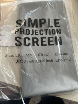Brand New 100’ Projector Screen 