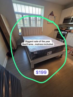 Queen Bed + Mattress 💥🚛