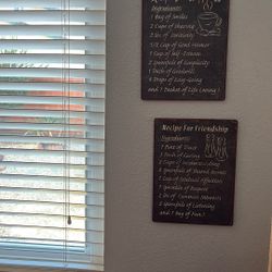 4-piece Metal Wall Decor