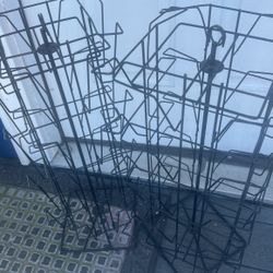 2 Cards Magazine And Posters Rack 9.5X9,5 And 24” Inches Tall 