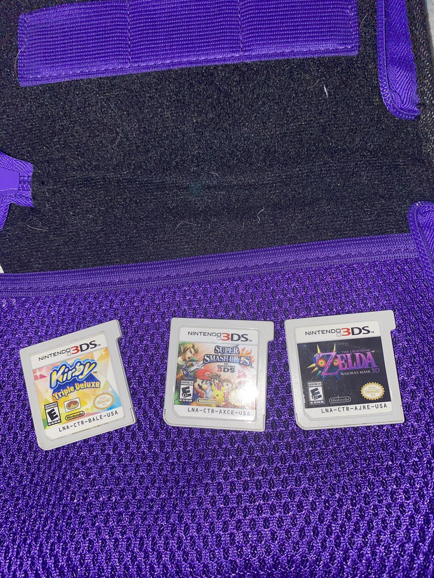 Legend Of Zelda Majora’s Mask Nintendo 3ds Case With 3 Games