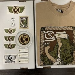 Vapor Room - T-Shirt & Ashtray - Accessories - (New)