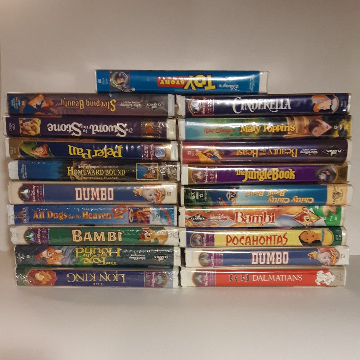 Disney VHS lot of 19 Movies - BEST OFFER!