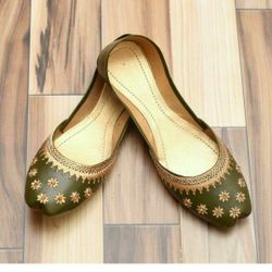 Olive Green Khussa(shoe)