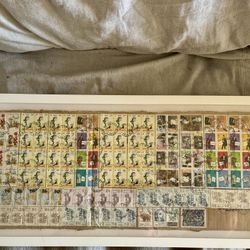 128  FRENCH STAMPS FRAMED ART 