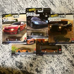 Hot Wheels Premium Fast Furious 5 Car Set