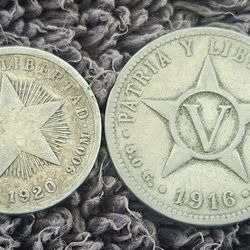 Silver Cuba Coins