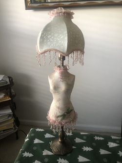 French Female Mannequin Lamp Available Read Description