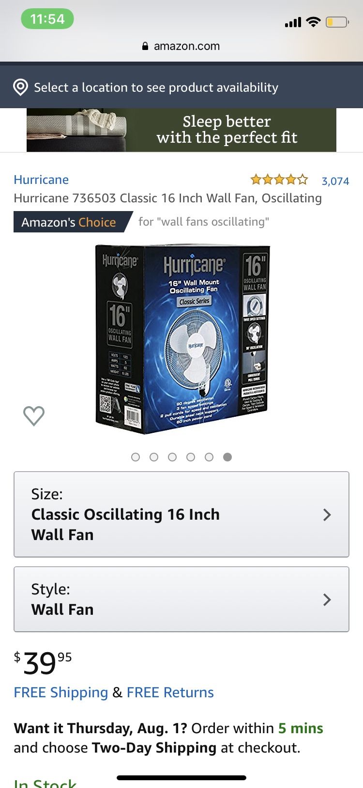 Wall mount fan isolating