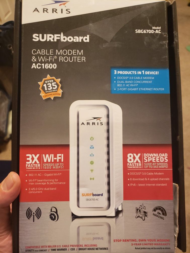 Modem and Router