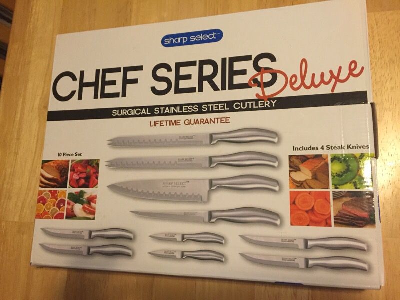 Chef Series Deluxe Surgical Stainless Steel Cutlery 10-piece set