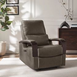 Leather Power Recliner 