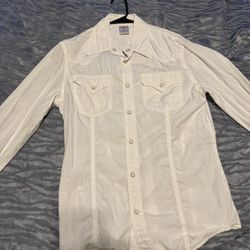 True Religion Men’s Button Down Medium 