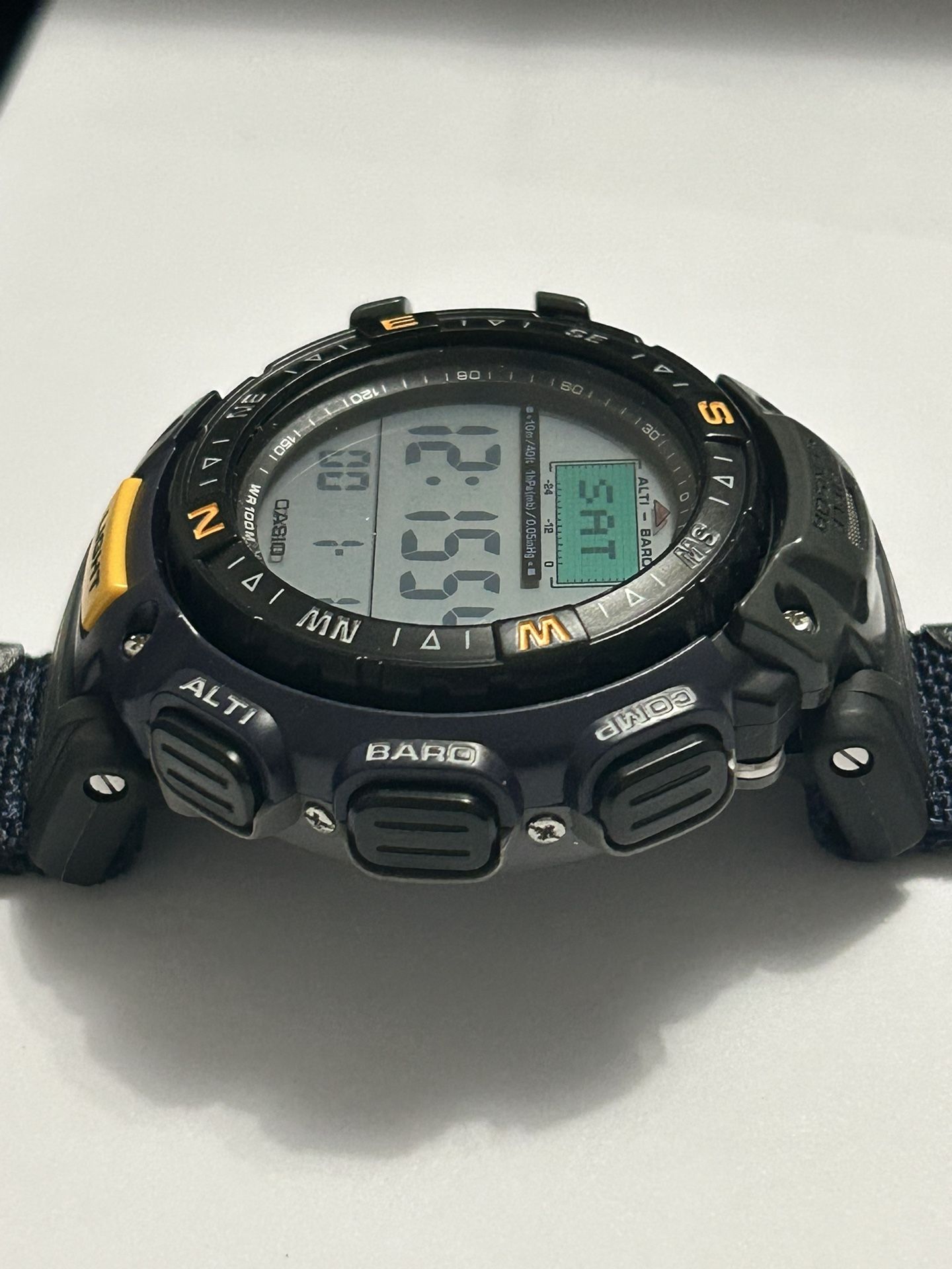 Casio Pathfinder Triple Sensor Watch PAG 40 Module 2271 Altimeter Compass  Temp