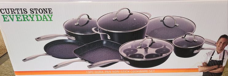 Curtis Stone 13 Piece Dura-pan Non-stick Cookware Set NEW IN BOX