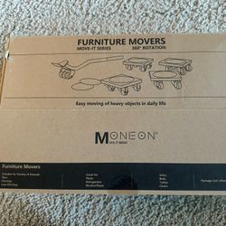 Furniture Movers with Wheels & Lifter Kit – 500 lb Capacity