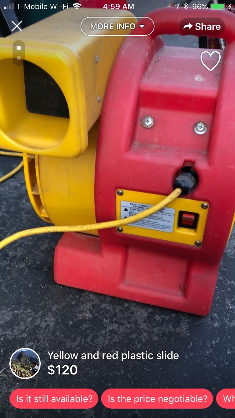 Blower for jumper for Sale in Pasadena, CA OfferUp