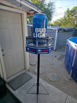 Bud Light UFC Octagon Display – Official Bar Promo w/ Giant Can