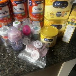 Baby Formula + Pacifers And Baby Bottles