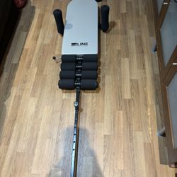 Teeter Back Stretch Bench + Sit-Up Handle – Spinal Relief & Core Support! 