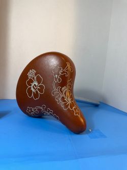 Nirve Island Flower brown bicycle seat