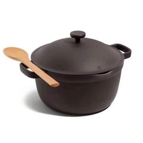 Our Place Perfect Pot 5.5 Qt. Nonstick Ceramic Sauce Pan with Lid Versatile Cookware for Stovetop and Oven Steam Bake Braise Roast