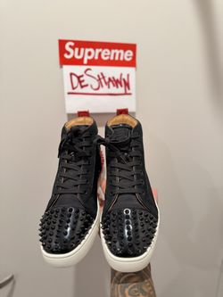 Christian Louboutin Louis Spikes High Top Sneakers