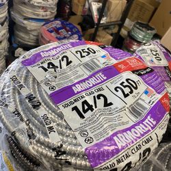 14/2 250ft Mc Cable Wire