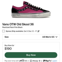 Pearlized Vans Otw Old Skool 36