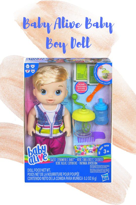 Baby Alive Sweet Spoonfuls Blond Boy