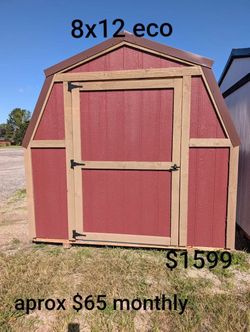 8X12 Eco Shed