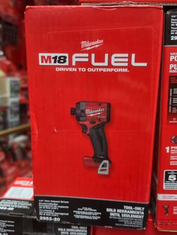 1/4" hex M18 Milwaukee Fuel impact driver brushless , TOOL ONLY, NEW, Financing available